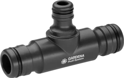 Produktbild von Gardena Profi-System-T-Stück, Schlauchkupplung, Schwarz