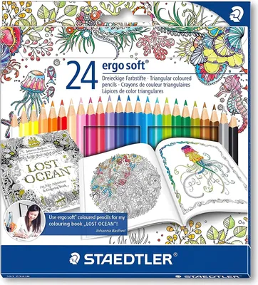Image de Crayon de couleur ergosoft 24pcs -Johanna Basfo
