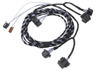 Image de Faisceau de câbles d'origine Kufatec pour sièges chauffants, compatible avec les modèles VW T4 de 1998 et suivants