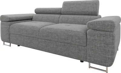 Produktbild von MIRJAN24 Sofa Torezio 2, Couch mit Einstellbare Kopfstützen,  2-Sitzer, Wohnzimmer, 198x102x70-90 cm (Farbe: Lux 05)