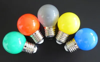 Produktbild von 7066 LED Tropfen 50-er Set je 10x rot/gelb/grün/blau/weiss