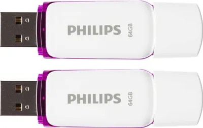 Obrázok produktu pre USB flash disk Philips Snow Edition - 64 GB - USB2.0 - Magic Purple - 2ks