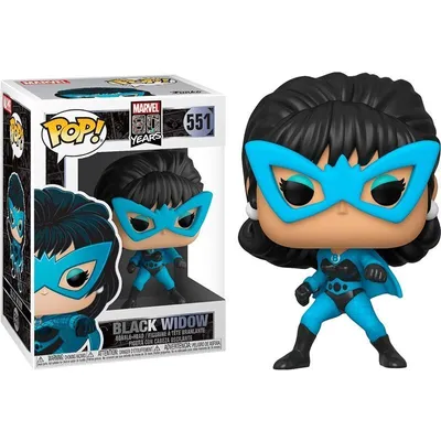 Obrázok produktu pre FUNKO POP! Marvel 80th - First Appearance Black Widow, zberateľská figúrka, Komiks, 90 g