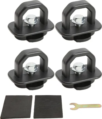 Image de 4 sangles d'arrimage pour plateau de camion, ancrage latéral, remplacement amovible et rétractable pour Chevy Silverado 2007-2021