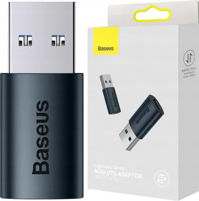 Image de Adaptateur Baseus Mini OTG USB-A (M) 3.1 vers USB Type-C (F)