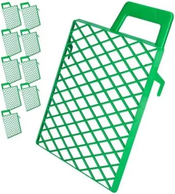 Zdjęcie produktu dla Zestaw plastikowych nakładek do lodów - 10 sztuk, kolor zielony - do lodów