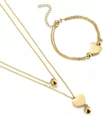 Produktbild von VI-15125 Set - Eleganter goldener Schmuck für Sie KP15125