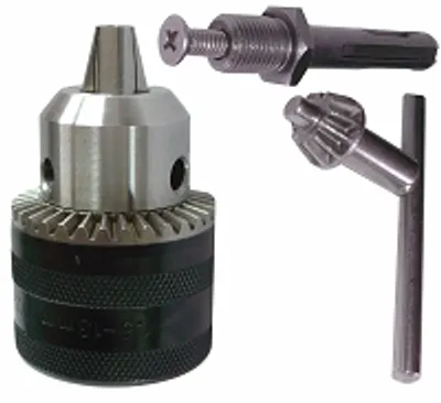 Produktbild von 3 in 1 Bohrfutter + Bohrfutter-Schlüssel + SDS Adapter 1,5 - 13 mm