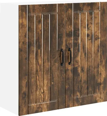 Immagine prodotto di vidaXL Armadio a muro LUCCA Rovere affumicato 80 x 31 x 80 cm