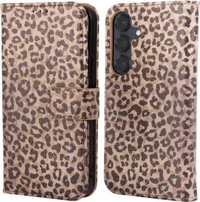 Zdjęcie produktu dla imoshion Design Bookcase dla Samsung Galaxy S25 - Leopard Mood