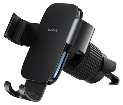 Immagine prodotto di Baseus Metal Age 3 Supporto da auto per telefono, gravità, griglia d'aria - Nero