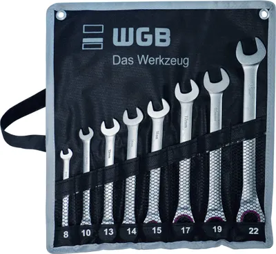Produktbild von Ringmaulschlüssel-Satz mit Ratsche 5-TLG