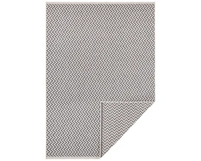 Zdjęcie produktu dla Dywan szary dwustronny, płaskotkany 160x230cm