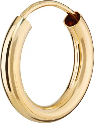 Produktbild von Einzel 585 Gelb Gold Creole Ohrring Ohrschmuck Rund Goldohrring 15mm 1852