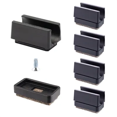 Produktbild von WAGNER QuickClick® Filzgleiter für Rohr Ø14 mm, 4x Basis STRING 32x18x13 mm + 4x Gleiter ULTRASOFT, DE Ware - 16770299