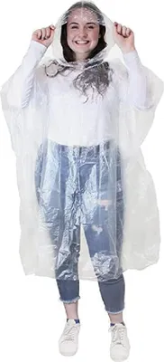 Produktbild von Ma195304 transparent Kinder Damen Herren Regen Poncho