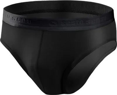 Produktbild von Sesto Senso Herren Slipy Wild Cat - Bequeme Baumwollunterwäsche mit Elasthan, Sportlicher Stil, Anatomic Fit, Elastischer Bund, Für Aktive Männer, Farbe Schwarz L