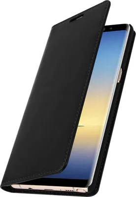 Immagine prodotto di Avizar, cover in pelle business, custodia protettiva con portafoglio per Galaxy Note 8, nero
