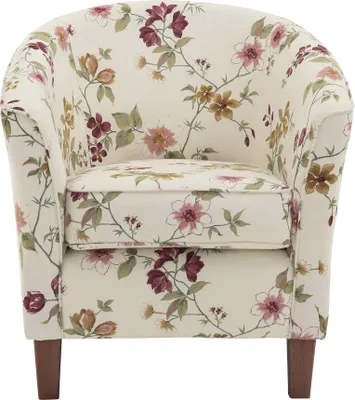 Produktbild von Max Winzer Sessel Livia - Flachgewebe weiß - Maße: 70 x 70 x 74 cm