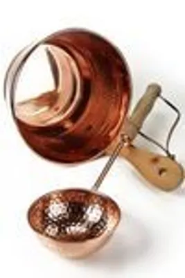 Produktbild von "CopperGarden®" 4 Liter Aufgusskübel mit Kelle | Kupfereimer