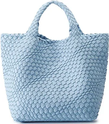 Immagine prodotto di Grande borsa a tracolla da donna blu in ecopelle