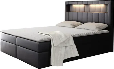 Produktbild von MIRJAN24 Boxspringbett Aspen, Ehebett mit zwei Bettkästen für die Bettwäsche, Doppelbett (Farbe: Soft 011, Größe: 120 x 200 cm)