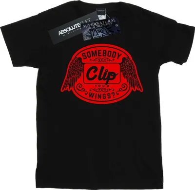 Produktbild von Supernatural - "Clip Your Wings" T-Shirt für Herren BI45915 (S) (Schwarz)