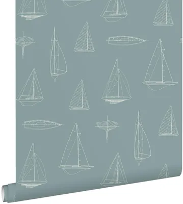 Zdjęcie produktu dla ESTAhome Tapeta Łodzie jasnoniebieskim 50 x 900 cm