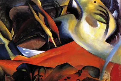 Zdjęcie produktu dla August Macke obraz drukowany - Burza (80 x 120 cm)