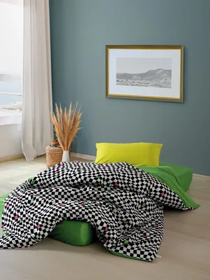 Produktbild von L'Essentiel Linge de Maison, Dazzle - Green, Grün, Ranforce Einzelbettbezug-Set (FR), 100 % BAUMWOLLE RANFORCE, 140 x 200 cm