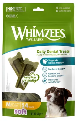 Produktbild von Whimzees Zahnweißstreifen 14 Einheiten Durchsichtig Durchsichtig One Size