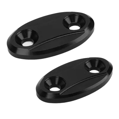 Imagen del producto de Cubiertas para orificios de espejos de parabrisas Trisar, base de espejo para motocicleta, 2 unidades, aleación de aluminio resistente a la corrosión para S1000RR 2009-2019 ()