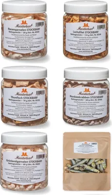 Produktbild von Feine FISCHE & KREBSTIERE gefriergetrocknet, 430 g STOCKBARF® Trockenbarf SPARPAKET