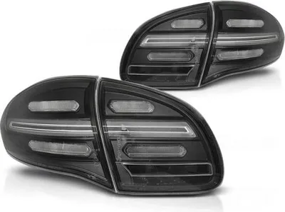 Produktbild von Voll LED Lightbar Rückleuchten passend für Porsche Cayenne 958 92A Bj. 10-14 Schwarz