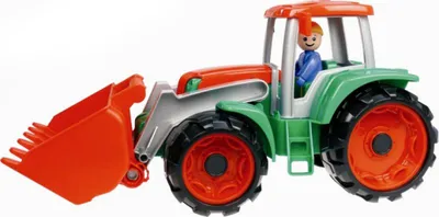 Image de Tracteur chargeur Truxx avec figurine en plastique 35cm 24m+