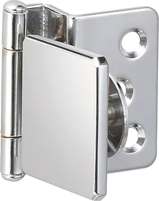 Produktbild von LAMP®Glastürscharnier GH34-8CR-K, Glas 4-6 mm; 38x38 mm, Stahl verchromt eckig