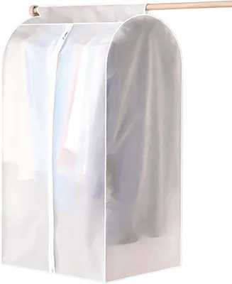 Obrázok produktu pre Obal na odevy 50 x 80 x 120 cm, so zipsom, priehľadný, pre šatníkovú skriňu
