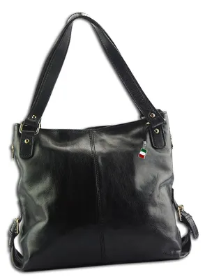 Produktbild von Tasche schwarz Florence Henkeltasche Shopper Leder OTF136S