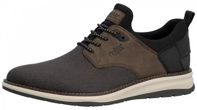 Produktbild von Rieker Herren-Slipper Schwarz-Grau-Braun, Farbe:braun, EU Größe:47