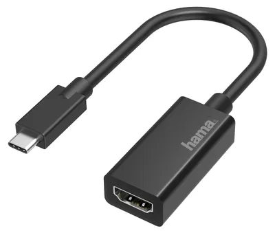 Produktbild von Hama 00200315, USB Typ-C, HDMI, Männlich, Weiblich, Gerade, Gerade