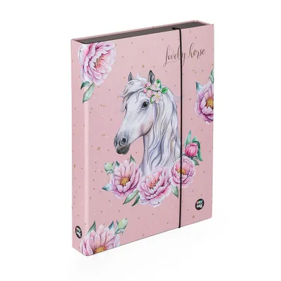 Obrázok produktu pre Karton P+P Box na knihy A4 Jumbo horse romantic KT5-71023