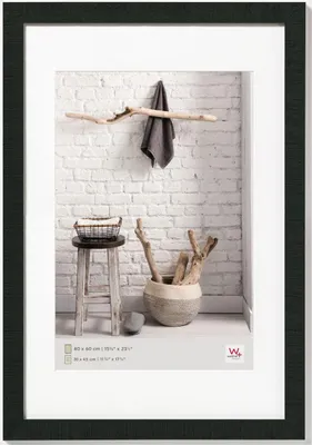 Immagine prodotto di Telaio in legno Walther Home nero 40x60 cm con passe-partout 30x45 cm profilo a blocco