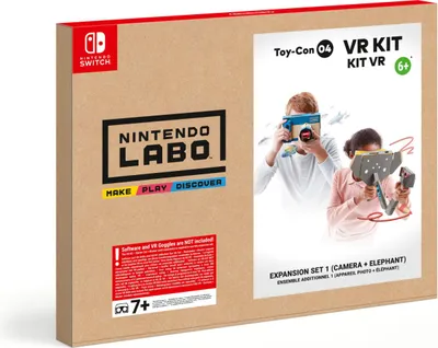 Produktbild von Nintendo Labo - Toy-Con 04 - VR KIT : Expansion Set 1, Set, Nintendo Switch, Beige, Blau, Grau, Gelb, Karton, Gummi