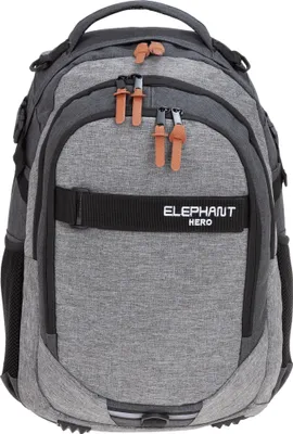 Produktbild von Schulrucksack Elephant Hero Signature Rucksack Jungen Mädchen Schultasche backpack 12723 Two Tone Grau