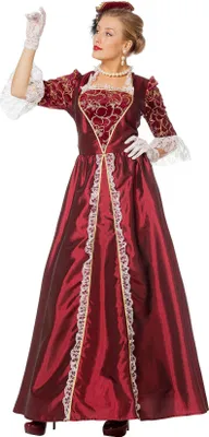 Produktbild von Markiezin Taft Jurk Bordeaux Kostuum 36