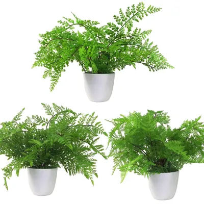 Zdjęcie produktu dla Elzusha - Sztuczna roślina "Liść", w doniczce - Realistyczny wygląd, wysokość 30 cm