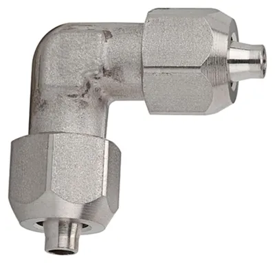 Produktbild von Riegler Winkelverbinder, für Schlauch 8/6 mm, Edelstahl 1.4404