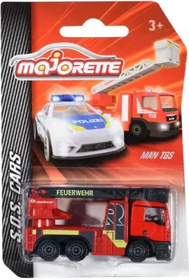Produktbild von Majorette Spielzeugauto Feuerwehr S.O.S. MAN TGS Rosenbauer 212057181Q07