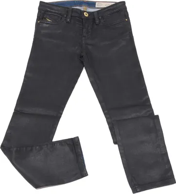 Immagine prodotto di 7135S jeans bimba DIESEL nero lucido pantalone skinny pantalone bambino