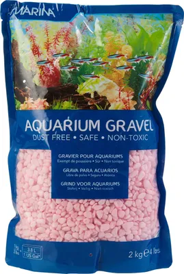 Produktbild von Dekorativer Zierkies für Aquarium und Garten in Marinerosa, 2 kg Beutel